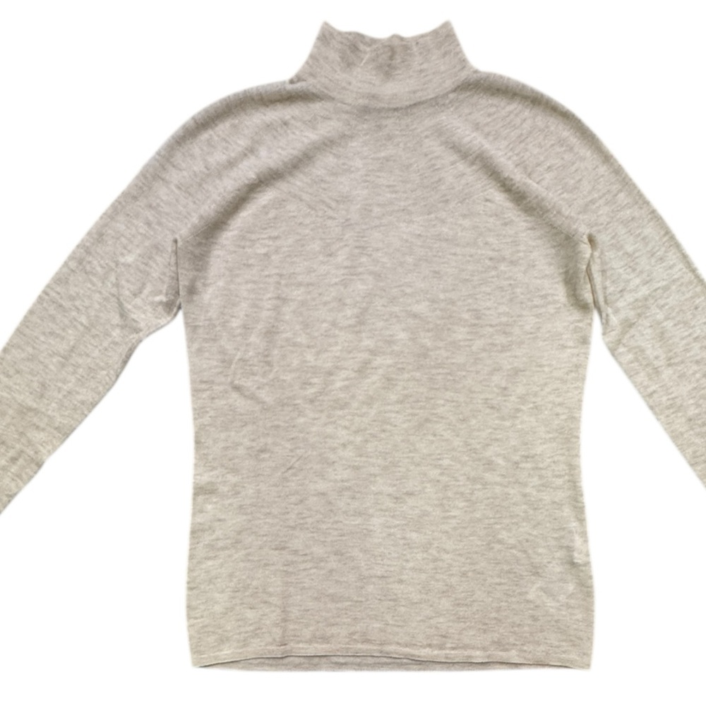 Vince Wool and Cashmere Blend Mock Neck Sweater - Picture 4 of 7